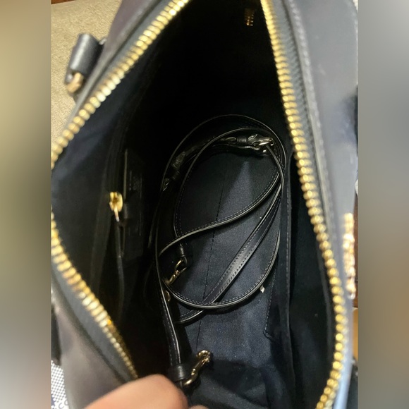 NWT！2 PCS COACH BENNETT SATCHEL BAG WITH BUFFALO PLAID（F66930）➕LONG ZIP WALLET - Picture 7 of 13